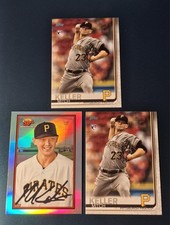(3) Mitch Keller 2019 Topps Update Rookie Card #US218 + REFRACTOR RC Pirates