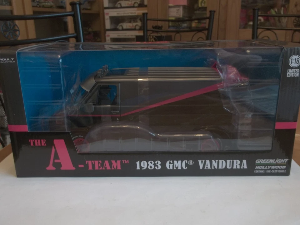Greenlight 13521 - THE A TEAM VAN - 1983 GMC Vandura - 1/18 Scale - NEW - Image 2 of 4