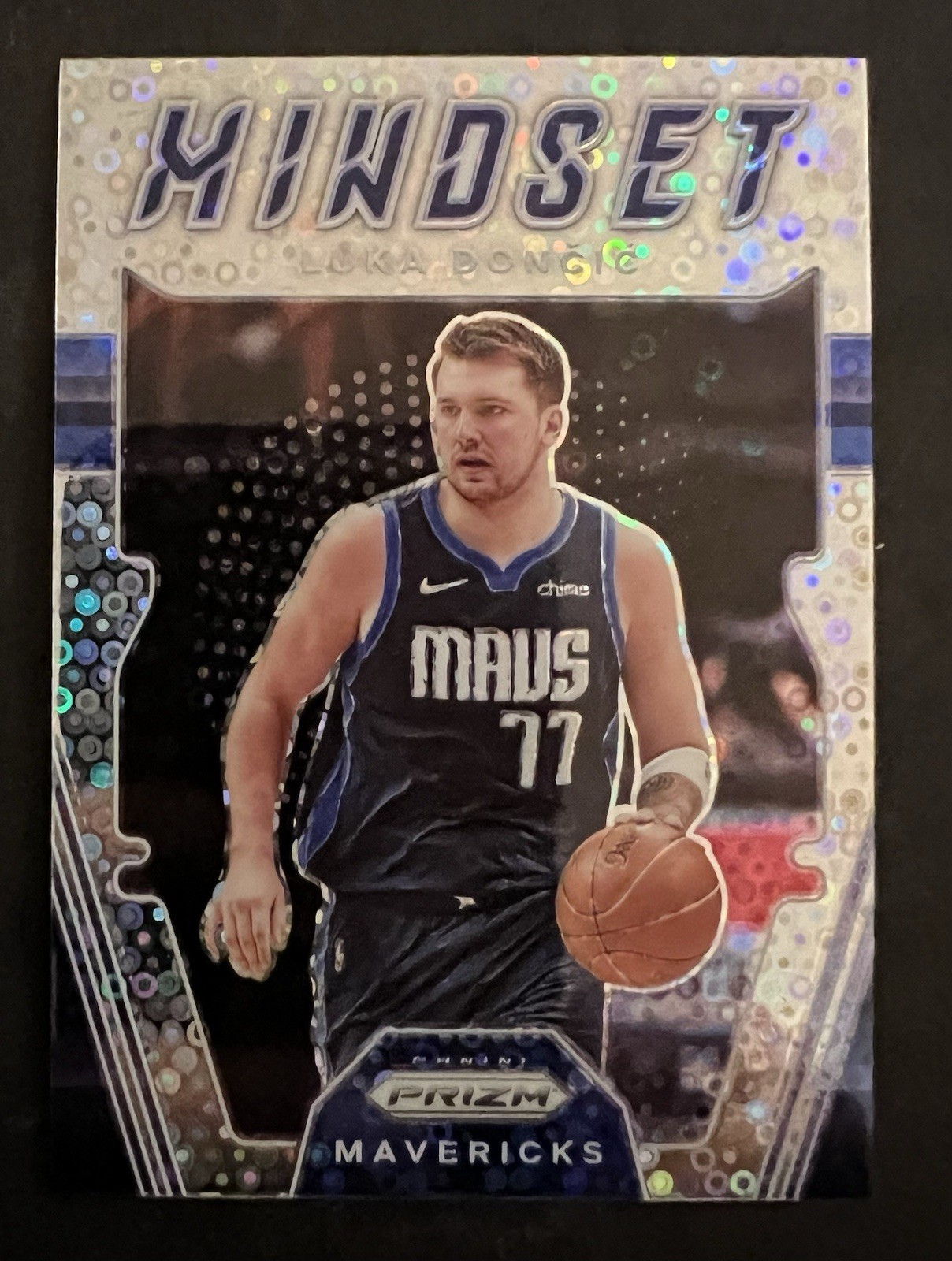 2021 Panini Prizm #4 LUKA DONCIC Mindset Fast Break Silver Disco Prizm