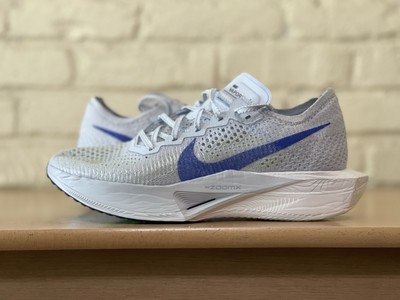 Nike ZoomX Vaporfly Next% 3 Men Size 8.5 Grey Blue Running Shoes