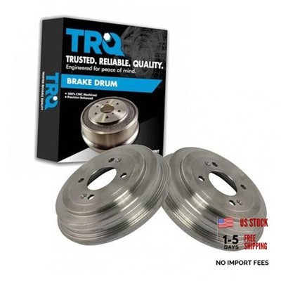 Rear Brake Drum LH RH Kit Pair Set of 2 for Kia Rio