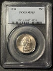 1934 Washington Quarter PCGS MS65 Medium Motto