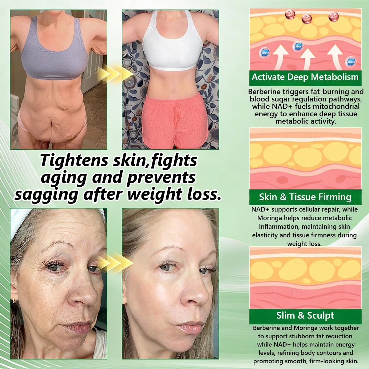 CareUplift Berberine X NAD+ 10-in-1 Nano Microneedle Patches | eBay