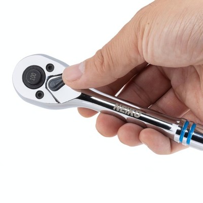3/8 Inch Ratchet Wrench 100-Tooth Reversible 3.6 Degree Swing