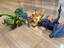 Monster Hunter Soft Vinyl Figure Set 4 Includes Rathalos Nargacuga T-Rex Dorum L