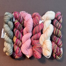 KOIGU KPM  KPPPM Fingering Yarn 100 Merino Wool 175 yds - Variety Lot 6 Skeins