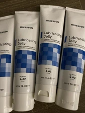 8 McKesson Lubricating Jelly Sterile 4 oz. Tubes