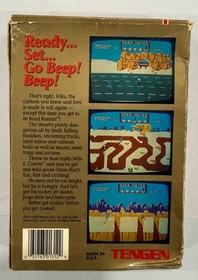Road Runner - Nintendo NES - Working - Box + Game