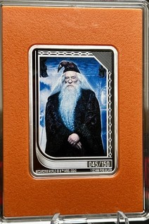 Moneda comercial Agoro Harry Potter 2024 1 oz plata ALBUS DUMBLEDORE poco común #45