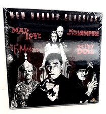 NEW SEALED MGM Horror Classics 3-Laserdisc LD...