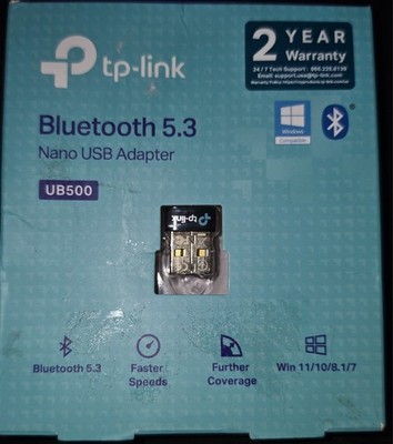 TP-Link Bluetooth latest 5.3 Nano USB Adapter UB500 for PC