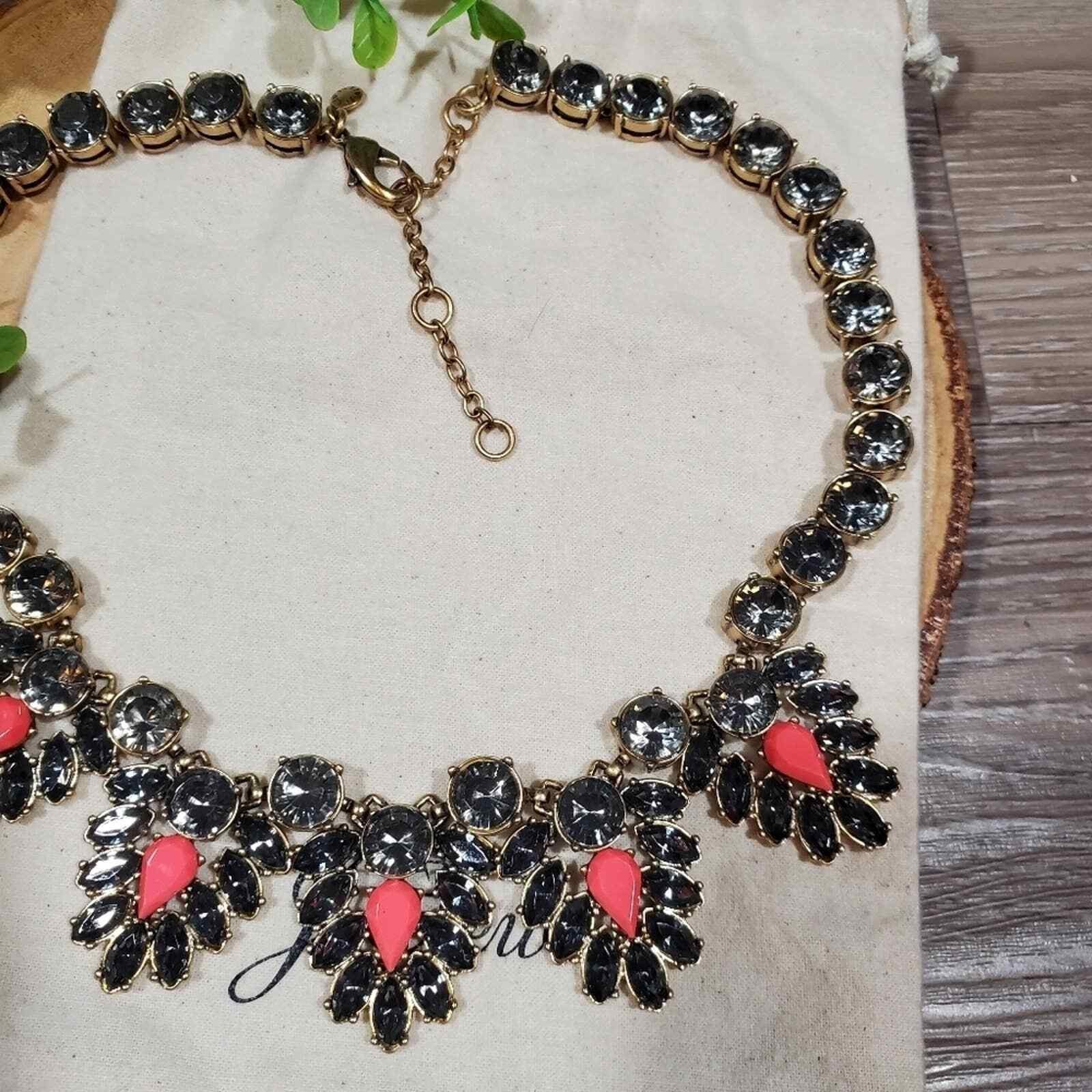 J. Crew multi stone gorgeous statement necklace - image 3
