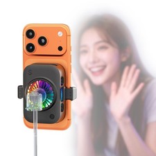 Black Shark Live Streaming Cooler   Portable ClipOn Phone Cooler with RGB Lig...