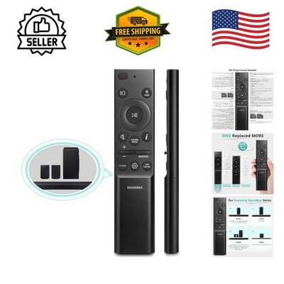 Ergonomic Replacement Soundbar Remote for Samsung Audio Home Theater Systems