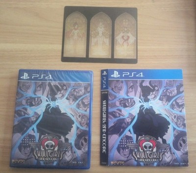 Sony Playstation 4 Skullgirls 2nd Encore w/card and slipcover
