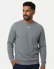 Under Armour 6014160 Ultra Soft Men's Team Icon Fleece Crew - Loose Fit