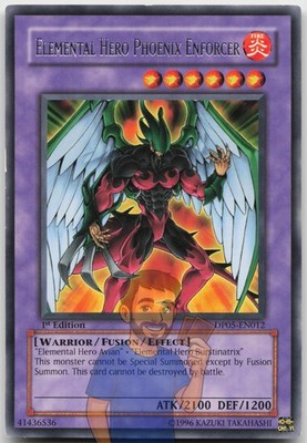 Elementar-HELD Phönix-Vollstrecker DP05-DE012 Rare 1. Auflage LP Yugioh