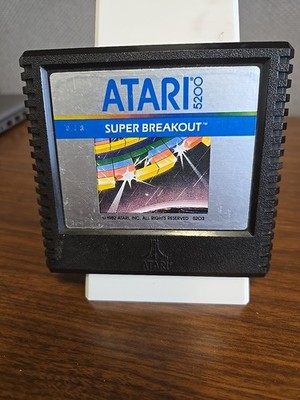 Super Breakout Atari 5200 Authentic Video Game Vintage Original Tested Authentic