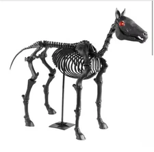 New 5.5 ft Grave & Bones LED Skeleton Pony – Home Accents
