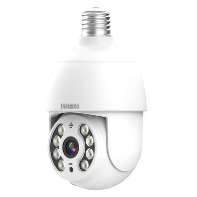 2K HD Screw-in 4 Inch PTZ Security Camera, Outdoor Waterproof, Wireless 2.4Gh...