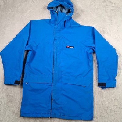 Berghaus Jacke Herren Medium schwarz AquaFoil wasserdicht Kapuze Outdoor Mantel Wandern