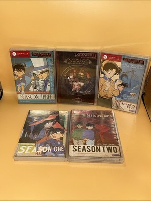 Case Closed: DETECTIVE CONAN Seasons 1-5 Boxset (DVD, 4- Disc Set) BRAND NEW!!!