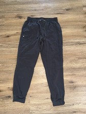 Koi Next Gen Scrub Pants Women Small Charcoal Gray Jogger Cargo Elastic Waist
