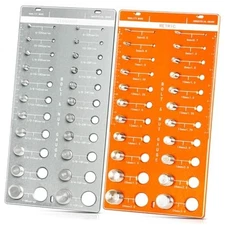 44 Nut and Bolt Thread Checker Standard and Metric, Bolt Sizer and Thread 