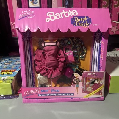 NIB 1991 Mattel Barbie Party Dazzle Shop Fashion Mall Shop 3098