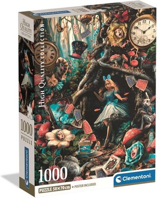 Ein weiterer Tag im Wunderland Puzzle 1000 Teile Alice im Wunderland Twist Puzzle