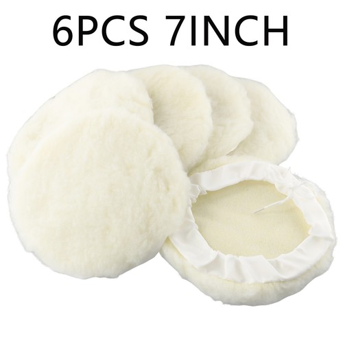 Brand New Wheel Lambs Polisher Polishing Replacement Tools 6Pcs Bonnet - Zdjęcie 2 z 12