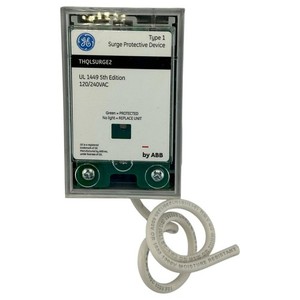USED GE THQLSURGE2  AC WHOLE HOME  Surge  Protector `120/240V Double Pole