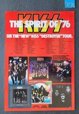 Kiss Spirit Of '76 Destroyer Tour Promo Print Advertisement 1976