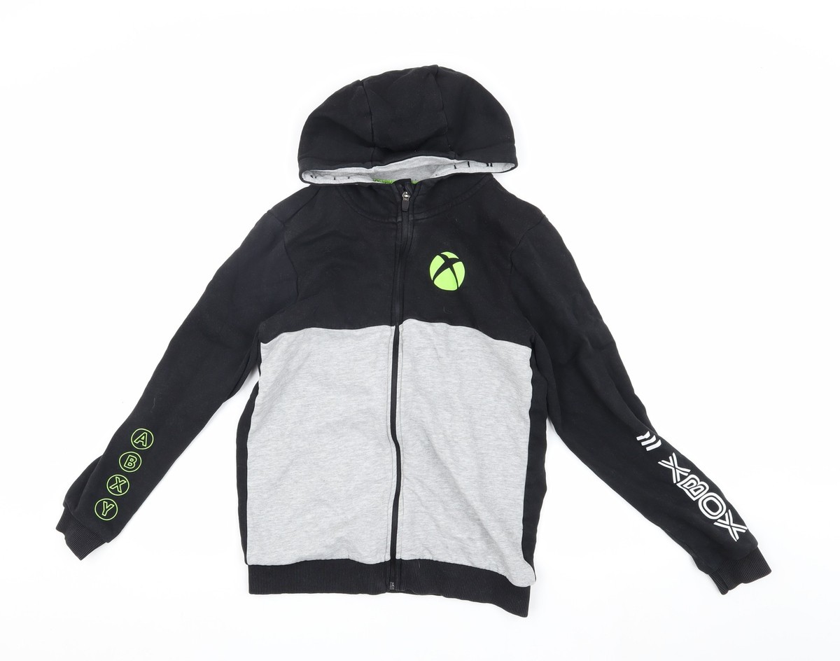 Hooded Sweatshirt Xbox Hoodie Boys XBOX Kids Black Snuggle Hoodie