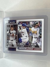 2026 Topps Series 1 Base Judge/Bichette/Wilson AL AVG Leaders #204
