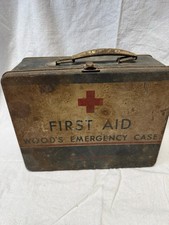 vintage Johnson & Johnson "Wood's Emergency Case" first aid kit
