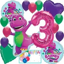 Anagram Barney Birthday Balloons Party Supplies #3 - Officially Licensed