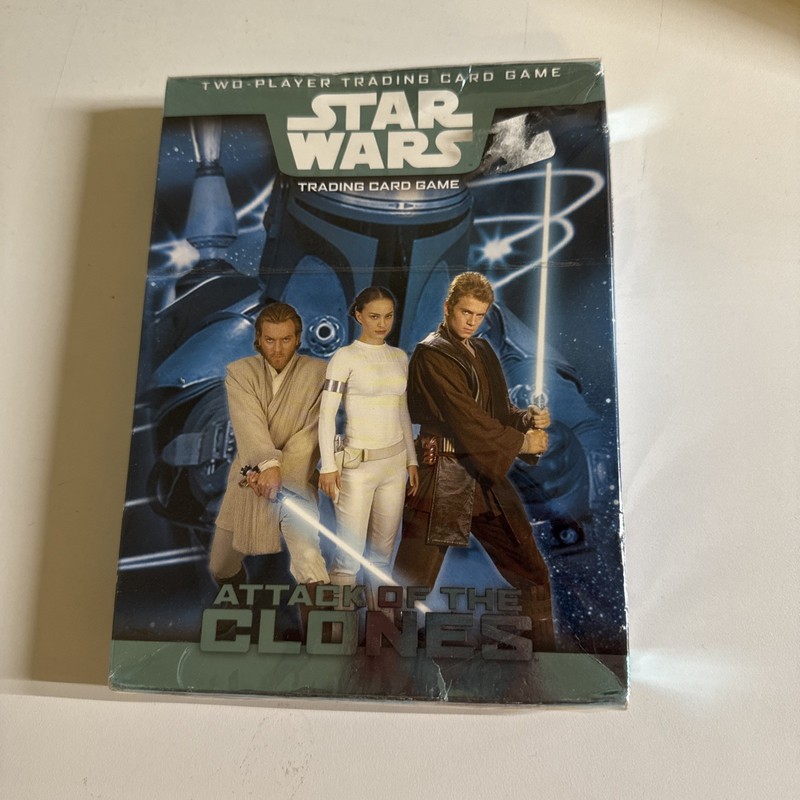 NEW Star Wars TCG Attack Of The Clones Two Player Starter Game (WOTC 2002)