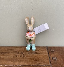 NEXT Ornament Rosie Rabbit Spring Flowers Wellies Boots - BNWT