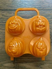 Tickle Brand 3D Pumpkin Halloween Fill Molds Party Shots Jello Gelatin Orange
