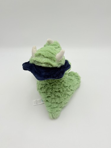 Carters Green Dinosaur Plush Just One You Triceratops Blue Stuffed Toy - Picture 3 of 8
