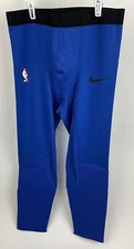 Nike NBA Pro 3/4 Padded Compression Tights Blue Large NWOT AA0753-480