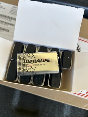 10- Pack Ultralife 9v U9VLJ lithium Battery 1200mah New Factory Box