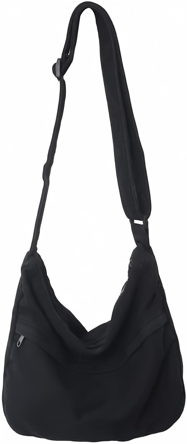 Canvas Messenger Bag Crossbody Bag for Women Shoulder Tote Handbag Aesthetic