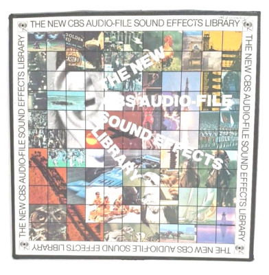 Vintage 1977 The New CBS Audio-File 90+ Sound Effects Library 3 Vinyl Record Set