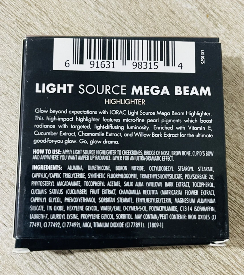 Lorac Light Source Mega Beam Highlighter Gilded Lily / Celestial Full Size - Image 3 of 4
