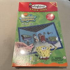 Spongebob Squarepants 2002 Colorforms Stick-Ons Sticker Play Set SEALED 