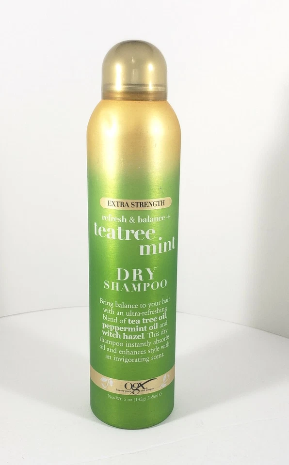 MISSING TOP - OGX Refresh & Balance XTRA STRENGTH Dry Shampoo Tea Tree Mint  5oz - Image 2 of 3