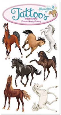 Lutz Mauder Tattoo Einhorn – 1 Bogen Mit 4 Temporären Haut-Tattoos – Dermatologisch Getestet – 10,5 X 5,6 Cm – Ideal Für Kinderhaut, Glas & Papier Lutz Mauder Tattoo Einhorn – 1 Bogen Mit 4 Temporären Haut-Tattoos – Dermatologisch Getestet – 10,5 X 5,6 Cm – Ideal Für Kinderhaut, Glas & Papier