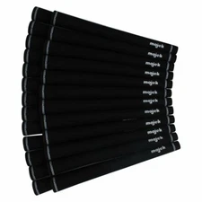 25 Piece Mens Majek Jumbo Size Oversize Tour Pro Velvet Black Round Golf Grips